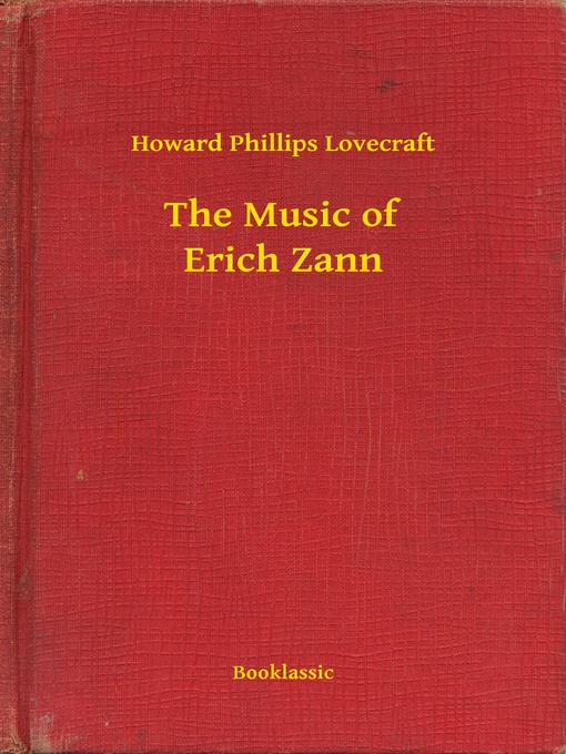 Upplýsingar um The Music of Erich Zann eftir Howard Phillips Lovecraft - Biðlisti